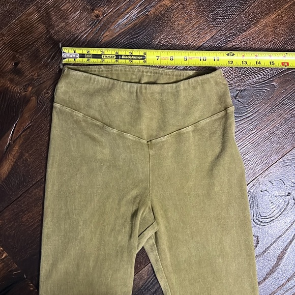 FP Movement Pants Flare Right On High Rise Olive Green - Picture 4 of 7